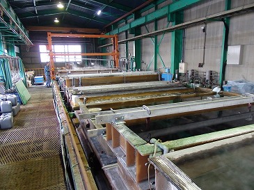 大型超硬質アルマイト処理ライン 膜厚 5~120μm